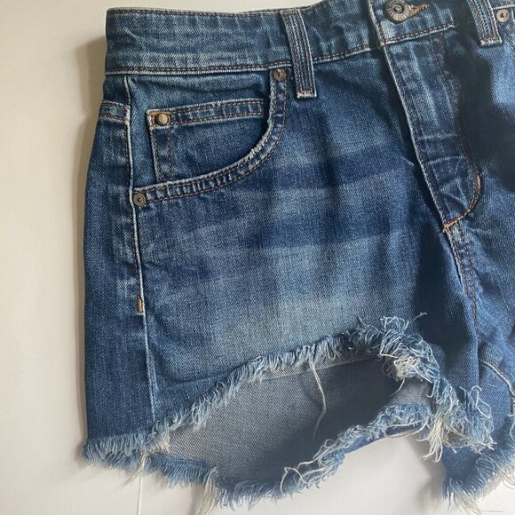 Joes Jeans High Rise Cut Off Denim Shorts 24 - Picture 9 of 13